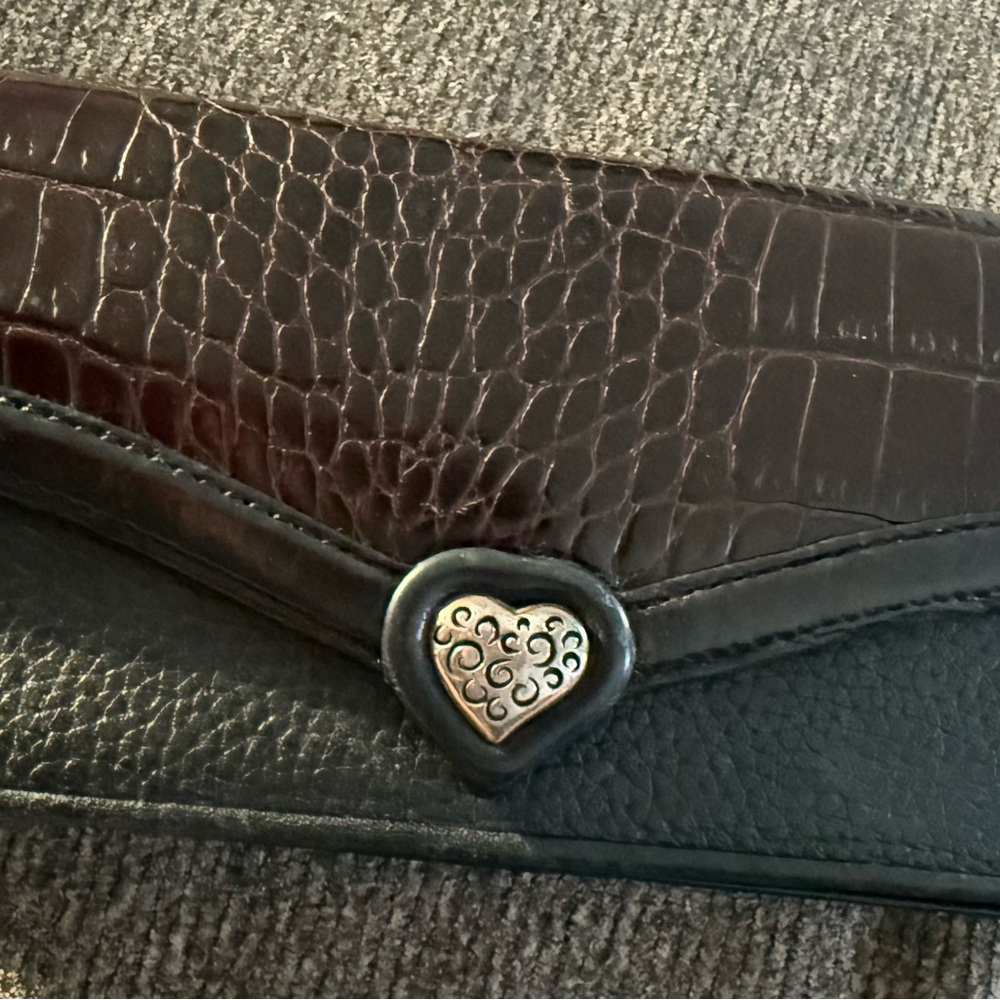 Brighton Croc-Embossed Wallet
